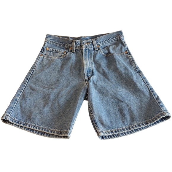Levi's 550 Relaxed Fit Denim Blue Jean Shorts Unisex Size 31 - Picture 1 of 5